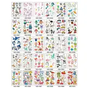 30 Sheets Temporary Tattoos Variety Tiny Small Temporary Tattoos~