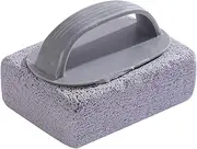 Fisssure Pumice Stone for Pool - Pool Cleaning Block with Handle | Pool Tile Pumice Stone, Swimming Pumice Pool Tile Stone for Spa and Pool Tile Cleaning