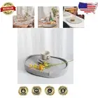 Eco-Friendly Oval Placemats Set of 6 - Handmade Gray for Dining Table Style