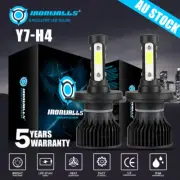 4-Sides 200W 24000LM H4 9003 HB2 LED HEADLIGHT LAMP Hi/Low BEAM BULBS Globes AU (for: Ford)