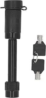 LOCADENCE Trailer Hitch Lock, Hitch Receivers with Keys, 5/8 Diameter 3 Inch Length Truck Car Ship Hitch Pin for Class III IV 2in 2-1/2in Receiver (TYTCS75B (Black))