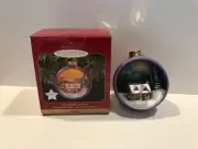 Hallmark Keepsake Magic Ornament 1997 The Warmth of Home Thomas Kinkade