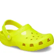 CROCS classic neon hl clog yellow NWT 9 / mens