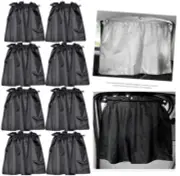 8Pc Double-sided Silver-coated Car Curtain Suction Cup Type Car Sunshade Shield