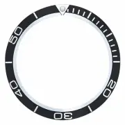 BEZEL INSERT FITS FOR 45.5MM OMEGA SEAMASTER PLANET OCEAN 220.50,00 WATCH BLACK
