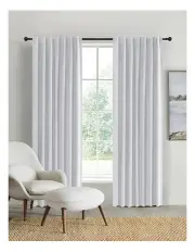 [Sherwood Home] Blockout Concealed Tab Top Curtain Pair 90x223cm in White