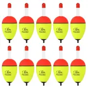 2.8oz Fishing Bobbers, 10 Pack EVA Fishing Float, Yellow