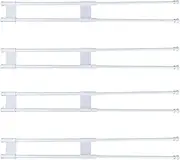 4pcs Rv Refrigerator Bars, Adjustable Rv Fridge Tension Bars Extendable to 15.8-27.6in Metal Rv Fridge Bars for Holding Food Drinks Rv Refrigerator Accessories