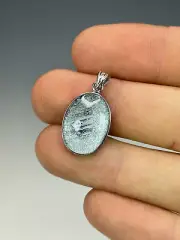 3.51g METEORITE MUONIONALUSTA pendant SILVER.925 #MET11