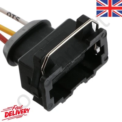 3 Pin Pre Wired Connector Socket For Fuel Injection System Fits Fiat Renault