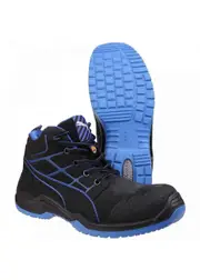 Men's Puma Safety Krypton Lace-up Safety Boot 25461 Blue Uk 9