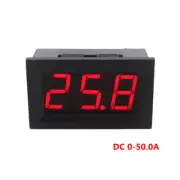 Red LED display DC Digital Ammeter Current Panel Meter Ampere Meter DC 0-50.0A