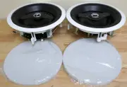 Pair Crestron Excite IC8-W-T 8 inch In-Ceiling Speakers - New/Factory Sealed Box