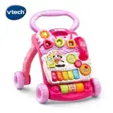在飛比找遠傳friDay購物優惠-【Vtech】寶寶聲光學步車-粉色
