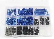 Motorcycle Fairing Bolt Kit for K&awasaki for Z1000SX for Z250 for Z1000R for Z900RS for ZH2 Motorcycle Bodywork Screws Nut(Blue)