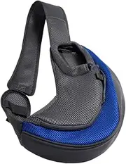 Hohopeti Luxury Pet Carriers Bag Polyester Crossbag Pet Bag Single Shoulder Large Dark for Dog
