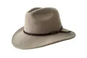 JACARU Australian Wool Fedora Hat Outback 100% WOOL Crushable Travel 1847