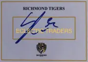 Samson Ryan SIGNED Richmond Tigers Card. AFL Football Dustin Martin Dion Taranto