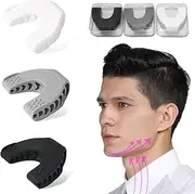 Simofuze Jaw Trainer, 3 PCS Jaw Exerciser, Jawline Exerciser for Men and Women, Jaw Training Kit with Separate Storage Case, 40LB 50LB 60LB