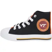 Virginia Tech Hokies FOCO High Top Canvas Sneakers Youth Size 4-5
