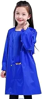Kids Waterproof Artist Painting Apron, Children's Art Smock, Long Sleeve Children Apron
