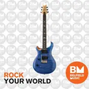 PRS Paul Reed Smith SE Custom 24 08 Electric Guitar Left Handed Faded Blue - BM