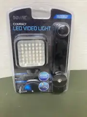 Bower Compact LED Video Light DSLR Recording Photography Videography Flash Kit