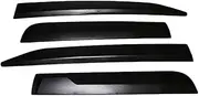 Door Body Side Skirts Molding Strips Black Side Trim Compatible for Toyota Hilux Revo Rocco 2016 2017 2018 2019 2020 2021 Accessories(Black)