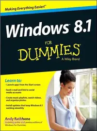 在飛比找三民網路書店優惠-Windows 8.1 for Dummies