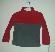 Boys 2t Osh Kosh Quarter Zip Fleece Pullover. NEW with Tag.
