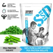 2KG PURE PEA PROTEIN ISOLATE - UNFLAVOURED PEA PROTEIN 2 X 1KG