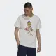 【adidas 愛迪達】上衣 T恤 短袖上衣 運動上衣 男上衣 白 5 DINO TEE(H13478)