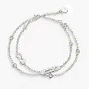Alex And Ani 'Grandma' Infinity Chain Bracelet, Adjustable
