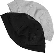 [POPETPOP] Comfortable Cycling Helmet Liner 2pcs Helmet Inner Hat for Motorcycles Bicycles Outdoor Sports