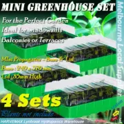 4 Sets Mini Propagator Hydroponics Propagation Kit Plants Grow Seedling Cloning