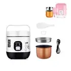 1.2L Mini Portable Electric Rice Cooker For 1-2 Person Student Small Pot & Spoon