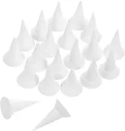 TEMPNAP 20pcs Pottery Firing Support Nails High Temperature Resistant Cone Nails for Ceramic Kiln Tools Durable and Reliable Refractory Support for Pottery Craft Firing