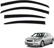 OAD4X4 Weathershields Compatible with Honda Accord 8th 2008-2013, Weather Shields Window Visors Wind Deflectors Sun Rain Guard 4PCS Set