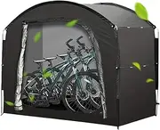 Bike Storage Shelter | Oxford Cloth Motorcycle Organizer Shelter | Multifunctional Storage Supplies for Motorcycle Garden Tools Lawn Mower Pool Equipment