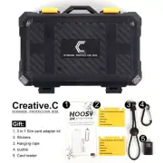 Memory Card Case Holder Storage Fits 5 SD+9 Micro SD TF+2 CF or XQD Cards