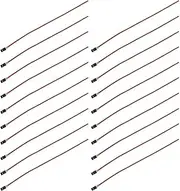 EMSea 30cm RC Servo Extension Cable Single-head Female Connector to 3mm Tin Plated End 30 Core 26AWG Wire for RC Plane 20Pcs