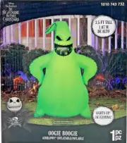 Gemmy 3.5ft Oogie Boogie Nightmare Before Christmas Halloween Inflatable Lawn