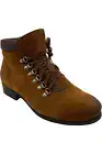 Miz Mooz Leather Lace-Up Boots Steffy Hazelnut