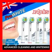 Pro White Oral B Compatible Electric Toothbrush Replacement Brush Heads x16pcs