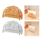 Iron Napkin Holder Tissue Rack Home Decor Paper Towel Dispenser Cafe Stand