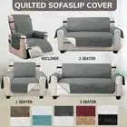 1/2/3/4 Seater Pet Sofa Protector Cover Quilted Couch Covers Lounge Slipcover