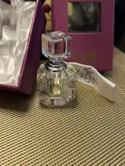 Oleg Cassini Crystal Perfume Bottle New In box Signed