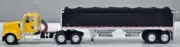 DCP / FIRST GEAR 1/64 SCALE W-900 KENWORTH DAY CAB WITH WILSON 34' GRAIN TRAILER