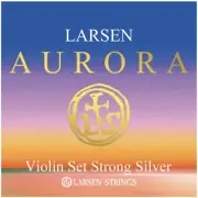 Larsen Aurora violin string set 4/4 STRONG SILVER D Made in Denmark free postage