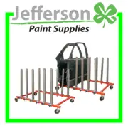 Mobile Panel & Windshield Trolley Cart Rack Panel Stand- Suits Doors Windscreen